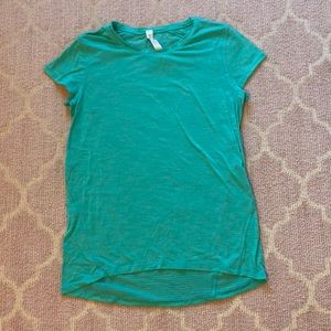 Aqua lulu lemon t-shirt